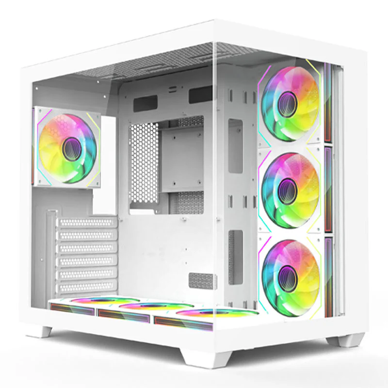 PC Gamer Balrog vu de face avec boîtier RGB